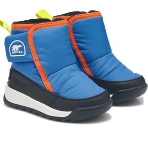 Sorel Kids Blue and Orange Snow Boots